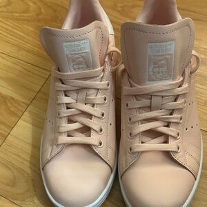 Adidas Women's Stan Smith  Blush Pink Stan Smith Sneakers Sz 9 EUC